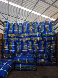 Super fort personnalisé taille HDPE bâche maille tissu traité aux UV imperméable résistant à la déchirure plaine style haut GSM - Product Image 3