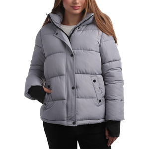 Veste bouffante pour femmes léger élégant matelassé chaud manteau mode vêtements d'extérieur décontractés isolé vêtements de plein air tenue d'hiver - Product Image 1