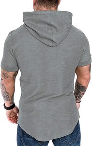 Sudadera con Capucha para Hombre GLOBAL EDGE, Personalizable con Logotipo, Forrada, Tejido Sólido, Poliéster/Algodón, Secado Rápido, Moda de Invierno, Venta al Por Mayor - Product Image 4