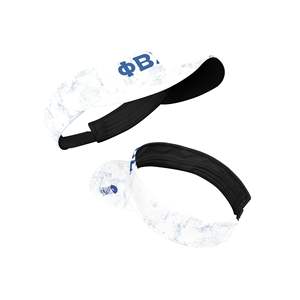 Phi Beta Sigma <b>Visor</b> Hat-Summer Outdoor Travel Unisex 100% Acrylic - Product Image 1