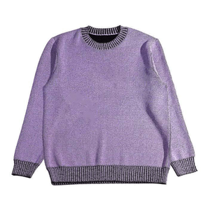 Collection 2026 Nouvelle mode Pull à col rond d'hiver Design personnalisé Respirant Laine grossière/Cachemire Manches longues Séchage rapide - Product Image 1