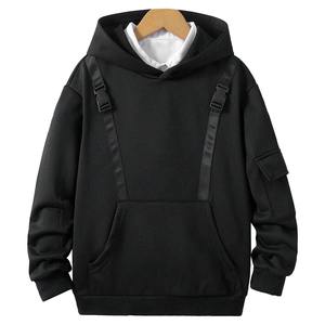 Nouveau style de vêtements grande taille pour hommes pull chaud sweats à capuche pullover respirants à boucle personnalisés - Product Image 1