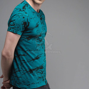 เสื้อยืดลำลองผู้ชายคุณภาพสูง พิมพ์ลายแบบซับลิเมชั่น คอกลม แขนสั้น ผ้าโพลีเอสเตอร์ สำหรับกิจกรรมกลางแจ้ง - Product Image 4