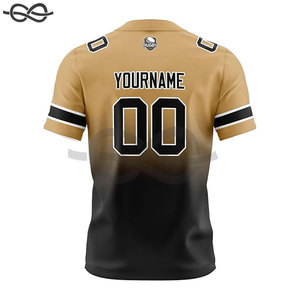 ชุดเสื้อฟุตบอลไทยพิมพ์ลายผ้าโพลีเอสเตอร์แบบย้อนยุคสำหรับทุกเพศ - Product Image 3