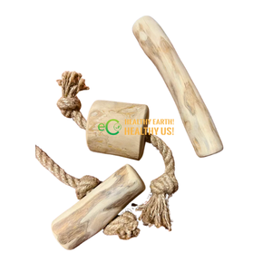 Balle en corde de chanvre naturel avec poignée en boucle Jouet pour chien, durable, jeu à mâcher et à tirer, nettoie les dents avec la mastication du Vietnam - Product Image 6