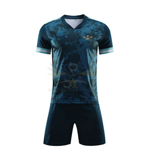 Uniforme de football à séchage rapide avec logo personnalisé uniforme de football de vêtements de sport de fabrication professionnelle en stock - Product Image 1