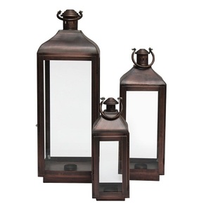 Exclusive Variety of Metal <b>Lantern</b> <b>Set</b> of Three Handmade Designer Candle Holder Classic Stylish Designer New Metal <b>Lantern</b> - Product Image 2