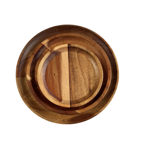 Plateau de service jetable en bois naturel pour collations et boissons, commande en gros de 100 pièces avec couleurs personnalisées et style classique - Product Image 2