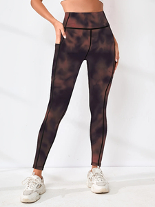 Leggings de Yoga Elásticos de Cintura Alta para Mujer al por Mayor, Pantalones de Entrenamiento Sin Costuras, Leggings Deportivos Ajustados para Gimnasio y Fitness - Product Image 2