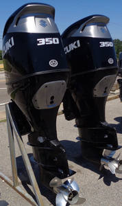 Twin Suz-uki 350 hp 2022 Dual Prop 30 pulgadas 4 Cuatro tiempos fuera de borda - Product Image 3