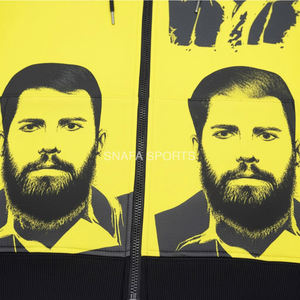 Wholesale Rates Winter Wear Asali-Printed Zip-Up Hoodies High Quality <b>Men's</b> Custom Packing Asali-Printing <b>Hoodie</b> For <b>Men</b> - Product Image 4