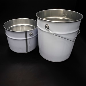 Customizable <b>tinplate</b> conical pails 240 mm available with lug lids, ring latch lids and total capacity from 7,5 up to 12,7 lt. - Product Image 3