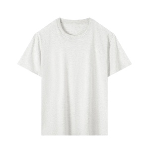 Camiseta con Diseño de Logotipo Personalizado, Manga Corta, 100% Algodón Poliéster, Color Sólido, para Hombre, Peso Pesado 220 gramos, Camiseta de Moda - Product Image 1