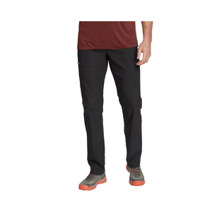 Pantalones informales Rainier para hombre, ligeros, de lana, elásticos, con cierre alto, estilo medio, diseño plano, teñido liso, servicio OEM disponible, lona - Product Image 1
