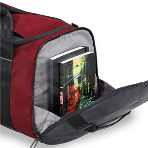 Fabricant pakistanais 2025 Sacs de voyage en polyester de haute qualité Service OEM Sport Grande capacité Léger Écologique - Product Image 4