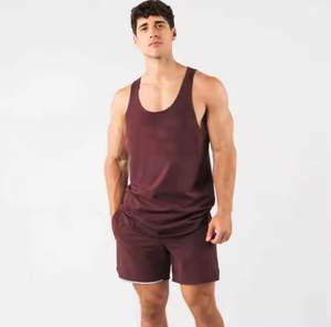 กางเกงวิ่งขาสั้นสำหรับผู้ชายกางเกงออกกำลังกายขาสั้นสำหรับออกกำลังกายฟิตเนสยิมแห้งเร็ว - Product Image 2