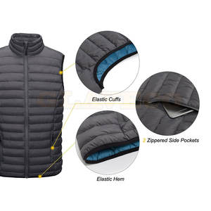 Gilet pour homme de haute qualité - Vêtement d'extérieur d'hiver respirant et imperméable, design décontracté - Product Image 4