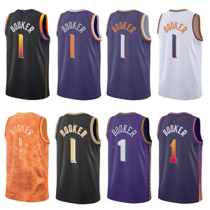 Phoenix pour hommes # Maillot de basket Devin Booker brodé avec logos, uniforme d'été pour jeunes, édition City, chemise cousue - Product Image 1