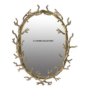 Espejo de Pared de Metal Rústico de Estilo Industrial con Diseño Vintage, Perfecto para Decoración de Pared de Cabaña con Temática de Lujo - Product Image 5