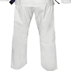 Conjuntos de uniformes de artes marciales al por mayor de alta calidad, uniformes de Jiujitsu y Karate blancos de poliéster elástico/algodón para adultos Unisex - Product Image 3
