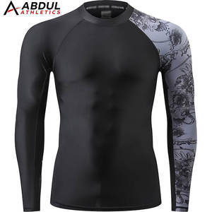 Camiseta Deportiva de Manga Larga para Hombre, de Secado Rápido, Ideal para Natación, Entrenamiento y Gimnasio - Product Image 1
