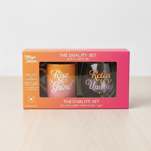 Set di Tazze da Caffè, 2 Pezzi: Tazza e Bicchiere in Vetro, Confezione Regalo per Caffè e Bevande Quotidiane - Product Image 6