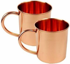 100% solide martelé métal bière boire moscou Mule cuivre tasse durable qualité cuivre serveur d'eau tasse pour la maison hôtel usage - Product Image 4