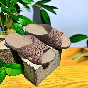 Summer Women <b>Wedge</b> <b>Sandals</b> Premium thopedic Open Toe Vintage Anti slip Leather Casual Female <b>Platform</b> Retro Fashion Trend Shoes - Product Image 4