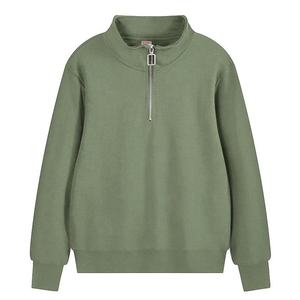 <b>Women's</b> 1/4-<b>Zip</b> Pullover Sweatshirt Sherpa Material 100% Polyester 1/4 <b>Zip</b> Pullover Custom <b>Woman's</b> Sherpa <b>Zip</b> <b>up</b> Pullover - Product Image 6