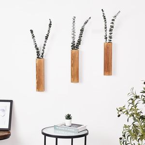 Premium Wood Vases for Home Decor Hot Selling Wooden Vases for Living <b>Spaces</b> Natural Wood Vases for Indoor <b>Decoration</b> - Product Image 3