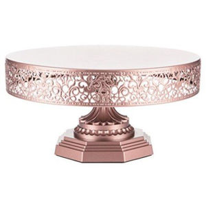 Présentoir à gâteau rond Présentoir à dessert Cupcake Présentoir sur socle en métal Bonbons Biscuits Parfait pour la décoration intérieure et ou d'autres événements - Product Image 5