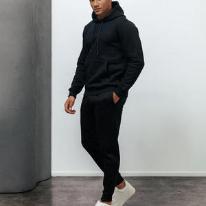Survêtement personnalisé pour hommes, style streetwear, à capuche, imprimé délavé à l'acide, couleur unie – Service de fabrication en gros pour propriétaires de marques et revendeurs - Product Image 5