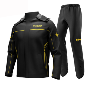 Combinaison de pluie en cuir pour motocycliste, couverture intégrale, imperméable, respirante, séchage rapide, personnalisable, vêtements de pluie professionnels pour moto - Product Image 5