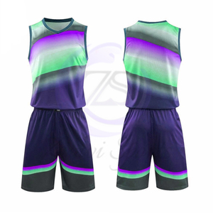 Nouvel arrivage de polyester 100% pour adultes et enfants vêtements de sport unisexe à séchage rapide respirants pour l'extérieur vêtements de basket-ball uniforme pour l'équipe bon fournisseur - Product Image 6