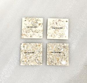 Best Selling Creative Resin Coasters Drink Cup Mats for <b>Plates</b> <b>Tea</b> Drinks Coasters Home Decor Resin Epoxy Coasters Set Table Mat - Product Image 3