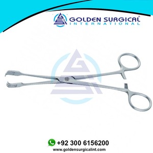 คีมผ่าตัดคุณภาพสูงแบบเลเฮย์ ปลายแหลม 2x2 ตรง 15.5 ซม. สแตนเลส |   คีมจับ - Product Image 2