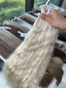 Extensiones de Cabello Humano Virgen Vietnamita 100%, Liso, 8 Pulgadas, 12A, Diseño Libre, Color Oscuro, Super Double Drawn, 20 kg - Product Image 6