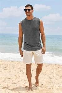 Chaleco deportivo sin mangas para hombre, camiseta sin mangas para entrenamiento de gimnasio, ropa deportiva transpirable de secado rápido para correr y entrenar - Product Image 3