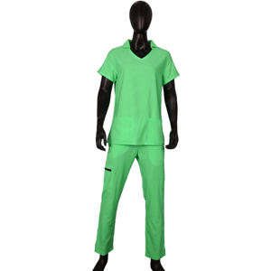 Conjuntos de uniformes de manga corta con cuello alto para clínicas y hospitales - Product Image 2