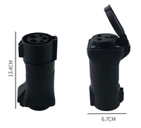 Adaptateur de chargeur de station J1772 vers Nema 5-15 EV, prise adaptateur EV, prise J1772 vers NEMA 5-15 pour vélo électrique/scooter