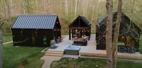 Maisons en bois à ossature boisée de style scandinave moderne - Villas et styles de maisons de type grange, couleur naturelle, garantie de plus de 5 ans