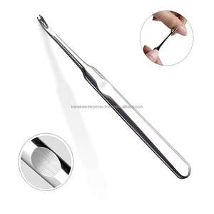Pousse-cuticules en acier inoxydable à double extrémité en forme de V, éliminateur de peaux mortes, outil de nettoyage des ongles, manucure, pédicure, salon de beauté - Product Image 5