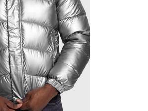 Chaqueta Acolchada de Lana para Hombre, Impermeable, Cortavientos, con Capucha, Aislante, para Invierno, Color y Logotipo Personalizables, Servicio OEM - Product Image 3