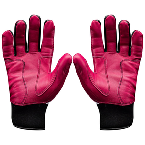 Custom Cowhide Leather Durable Lightweight Baseball & Softball Batting Gloves with Adjustable Strap Cuff and Ambidextrous Design - Product Image 2