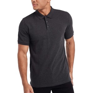 เสื้อโปโลผู้ชายระบายอากาศได้ดีแห้งเร็วลำลองสำหรับฤดูร้อนโลโก้ที่กำหนดเองเสื้อกอล์ฟธรรมดามีลวดลายทึบสำหรับทีม W - Product Image 1