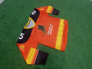 Maillot de hockey sur glace personnalisé par sublimation, uniformes d'équipe internationale, hommes, coupe personnalisée, haute qualité, 100% polyester, séchage rapide, respirant - Product Image 2