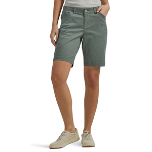 Offre Spéciale femmes grande taille été décontracté Chino Shorts à la mode Bermuda Shorts en couleur unie élégant grande taille Chino pantalon - Product Image 1
