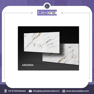 Azulejos esmaltados pulidos de porcelana India para uso en interiores y exteriores Tallado Premium 600X1200 Mm Azulejos de piso de habitación - Product Image 2