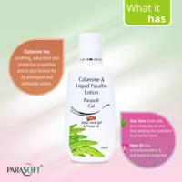 Parasoft Cal lotion hydratante pour le corps à la calamine, à l'aloe vera et à l'huile de rose pour apaiser et restaurer-70ml