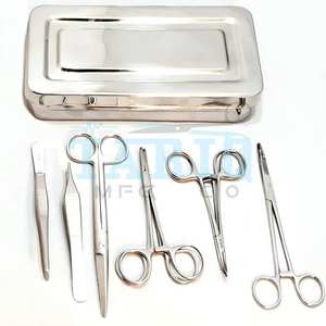 Nouvel arrivage Kit complet d'instruments chirurgicaux de base de chirurgie mineure en acier inoxydable de haute qualité Kit de chirurgie essentiel - Product Image 1